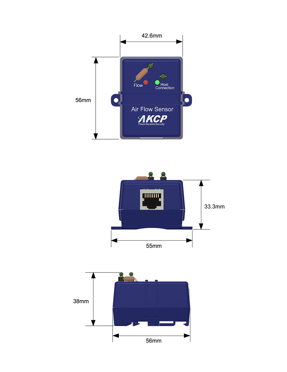 AKCP - AFS60 - Luftstromsensor