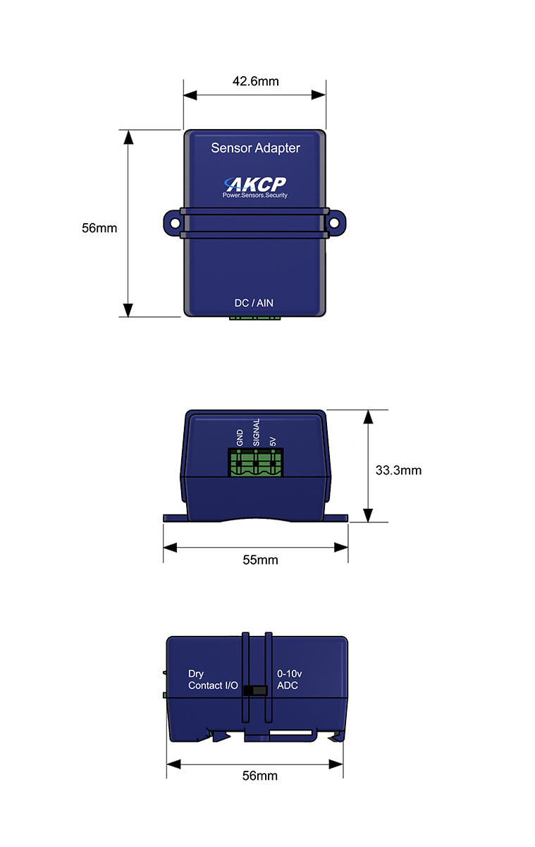 AKCP - SEN-DCi - Isolierter Trockenkontakt