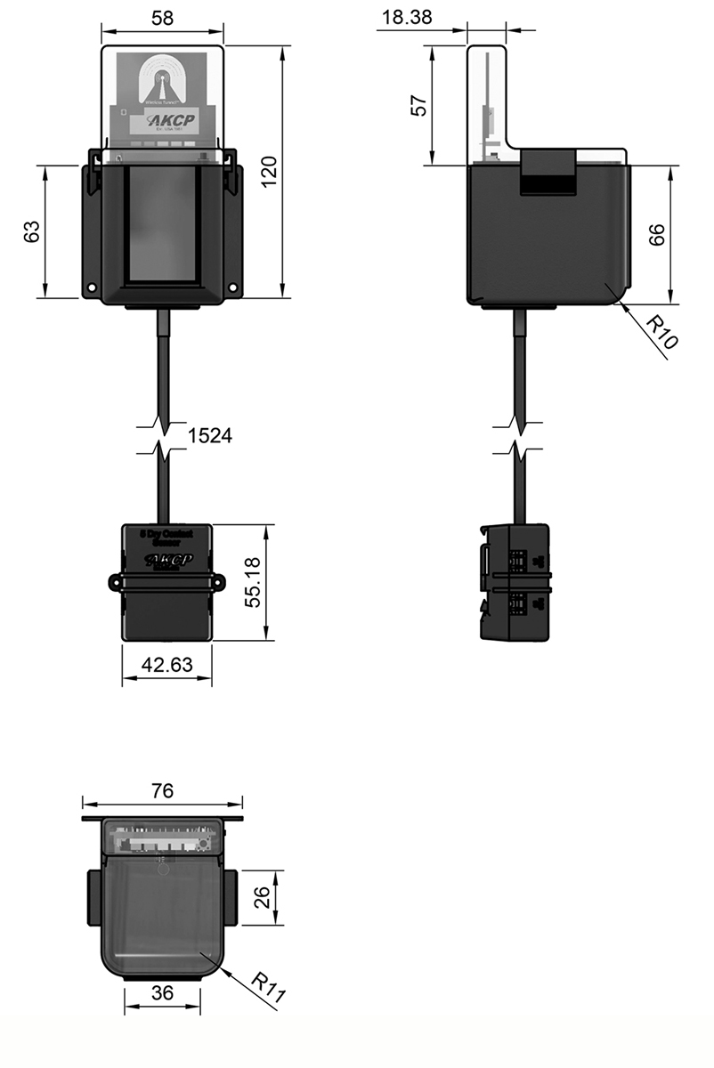 AKCP Wireless 5 Dry Contact Sensor