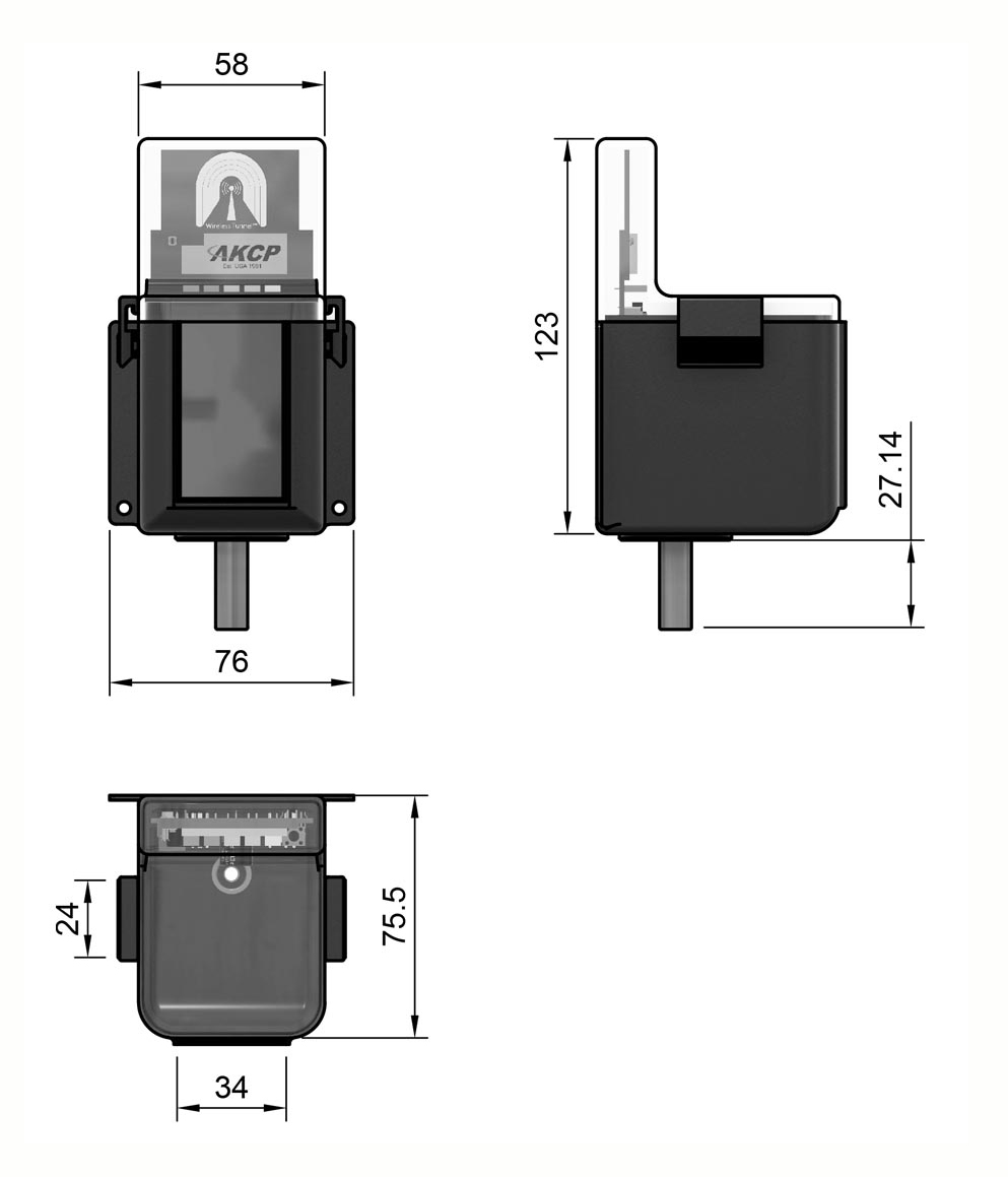 AKCP LoRa Wireless Tunnel™ Sensors 