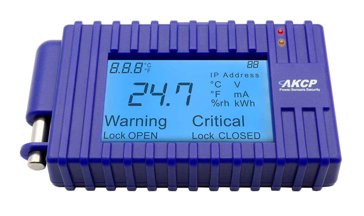 AKCP - SP2+B-PoE-LCD - sensorProbe2+ Basic LCD PoE