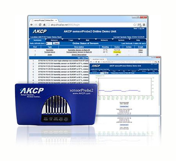 AKCP - sensorProbe2 - Überwachungsgerät