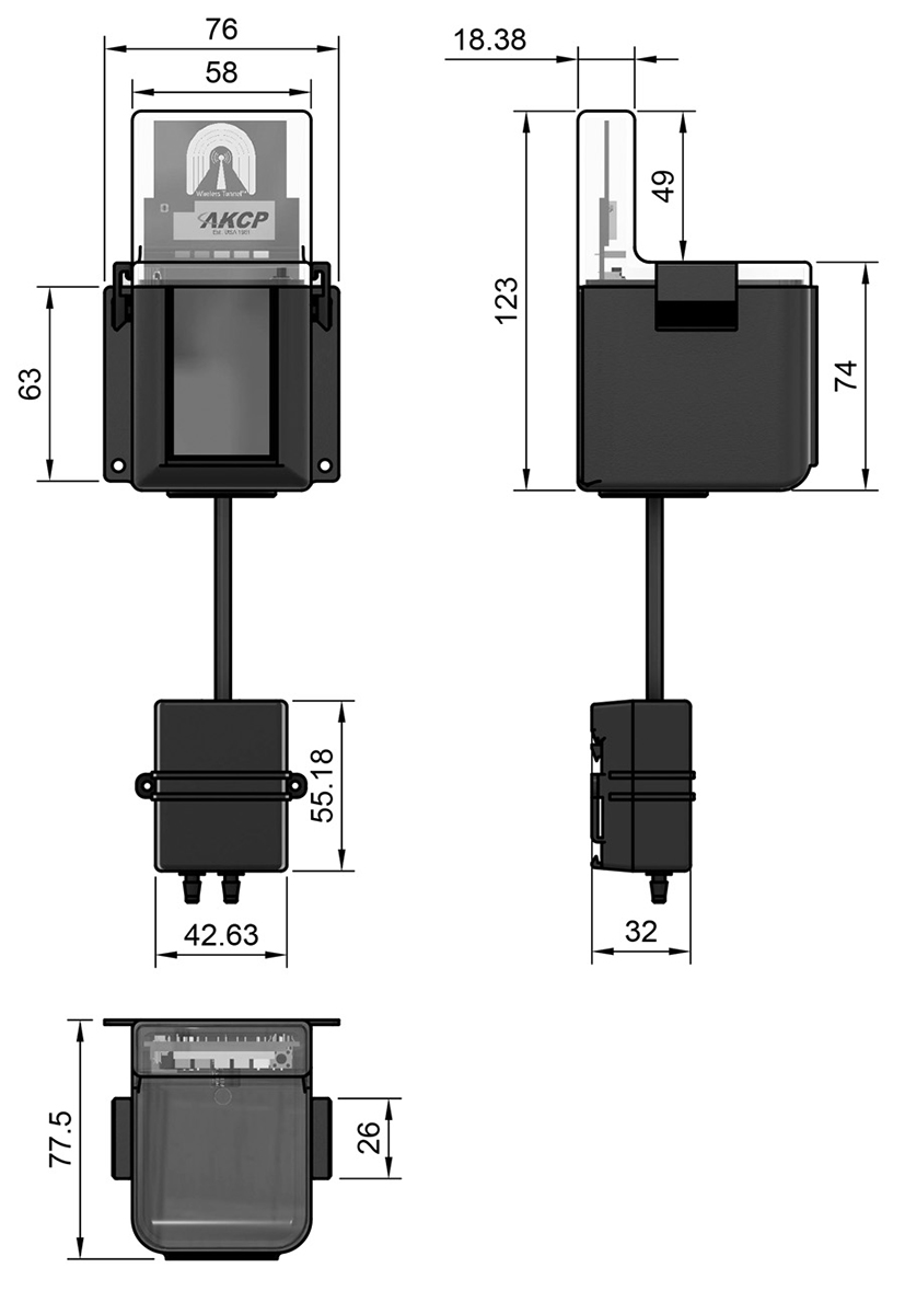 AKCP Wireless Modbus Adapter