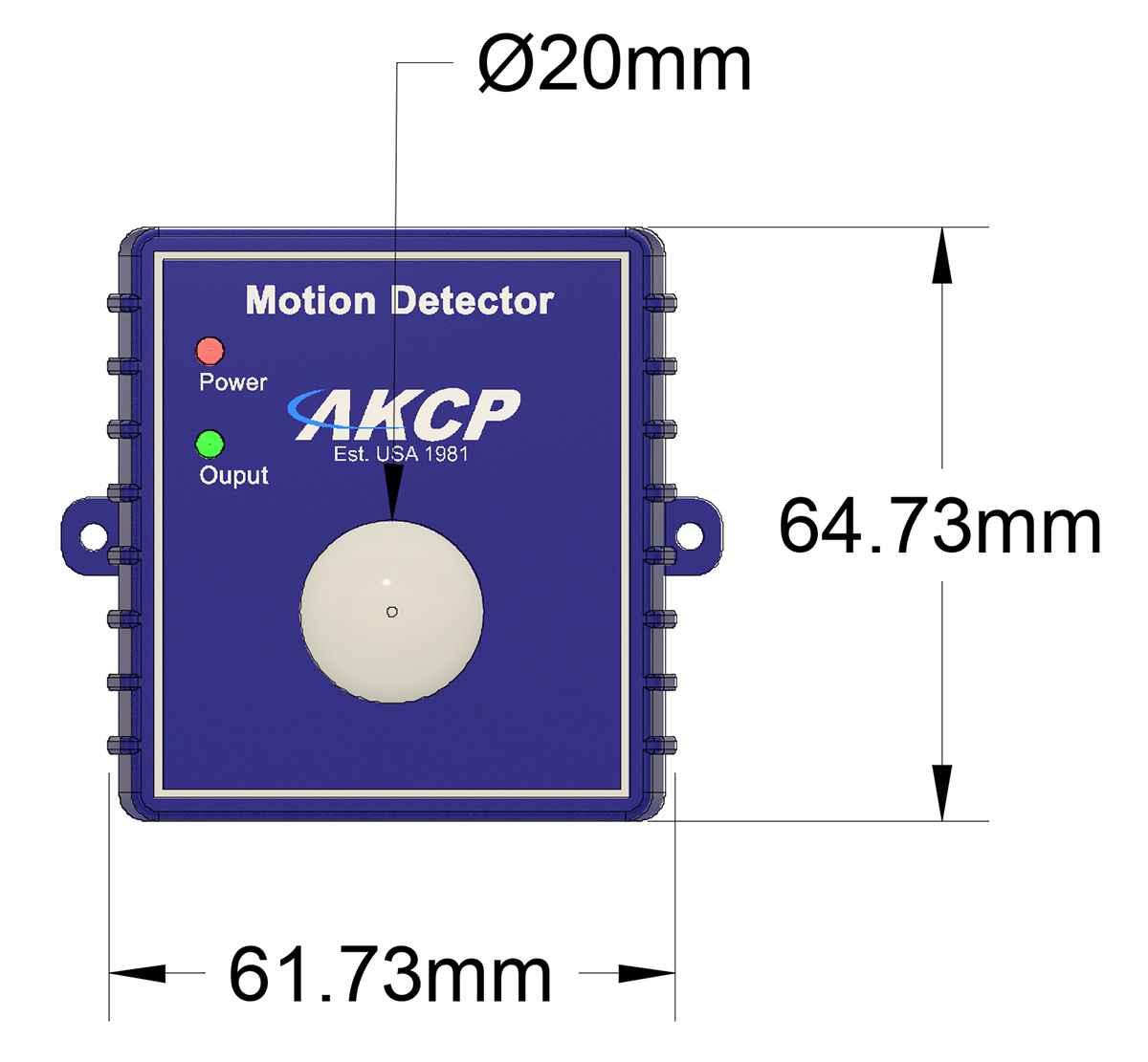 AKCP - MD15 - PIR Hardware Bewegungsmelder